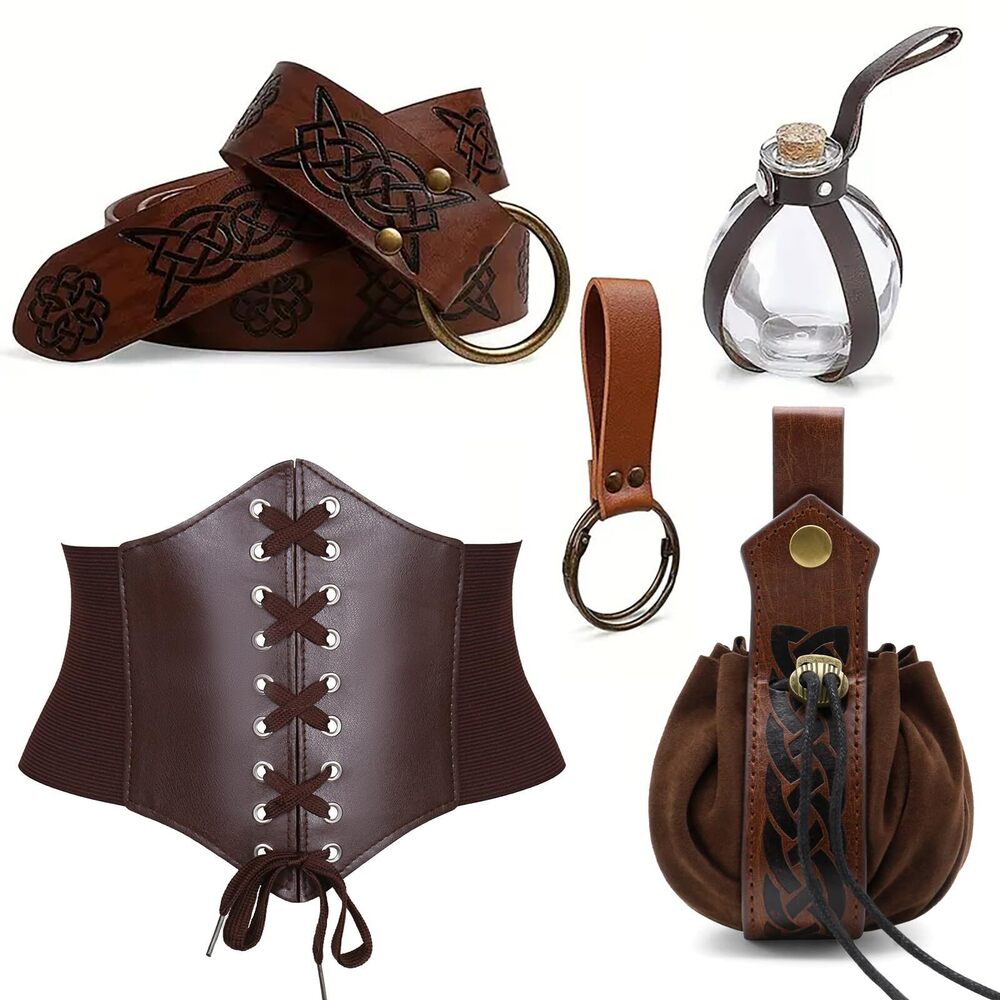 9234 Renaissance Belt, 5 Pcs Renaissance Accessoriess Medieval
